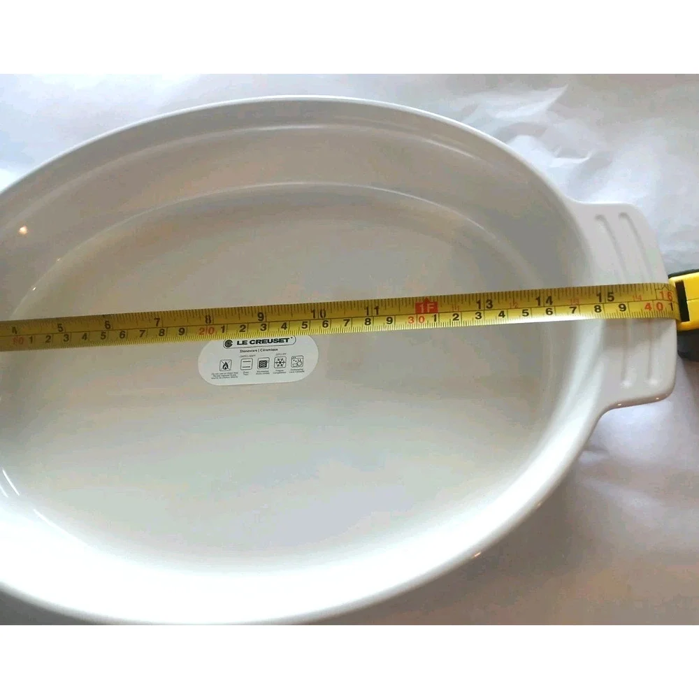 Le Creuset Seconds Large Oval Casserole Baking Dish 36cm / 3.60qt - Pistache